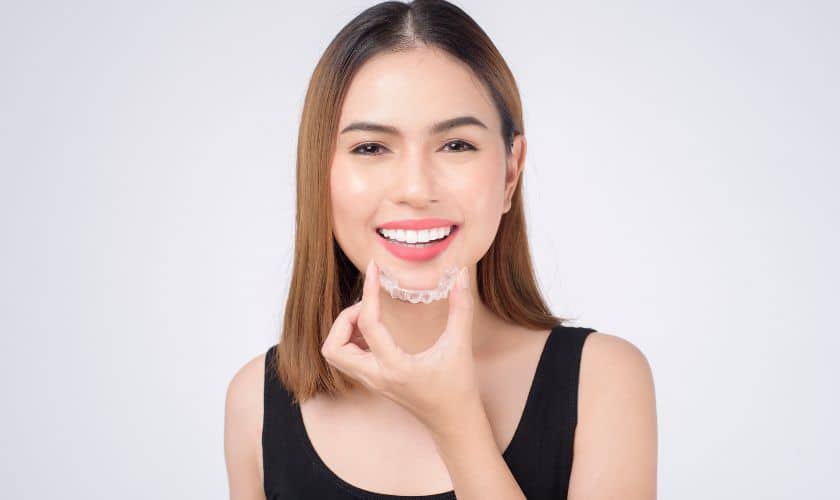 "Patient visits at Okun Dentistry, Tempe, for Invisalign Treatment."